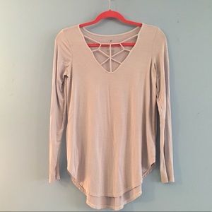 Long Sleeve Lavender AOE Soft and Sexy T